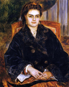  Pierre Auguste Renoir Madame Marie Octavie Bernier - Art Print