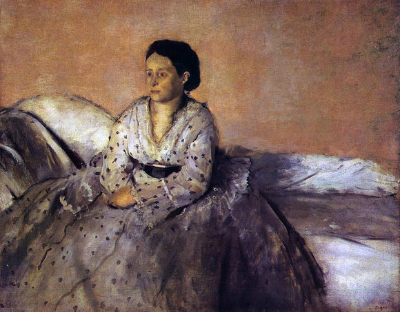  Edgar Degas Madame Rene De Gas - Art Print