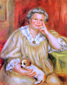  Pierre Auguste Renoir Madame Renoir with Bob - Art Print