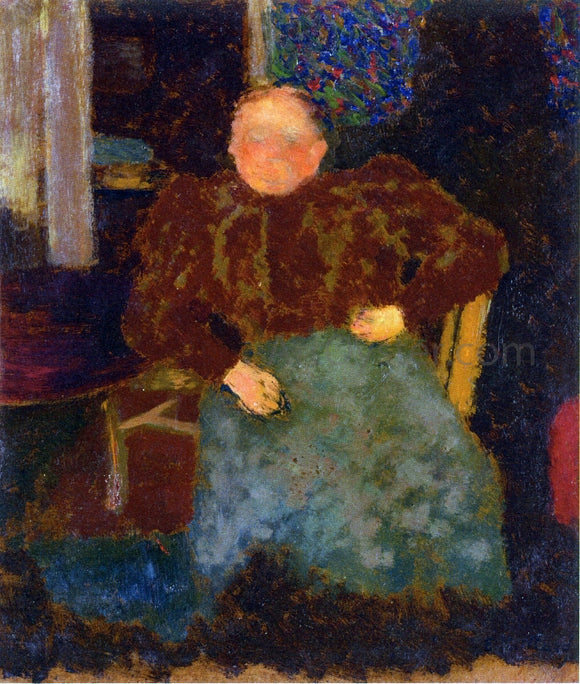  Edouard Vuillard Madame Vuillard Seated - Art Print