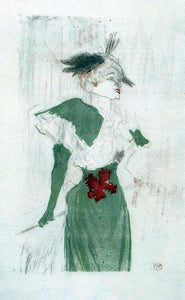  Henri De Toulouse-Lautrec Mademoiselle Marcelle Lender, Standing - Art Print