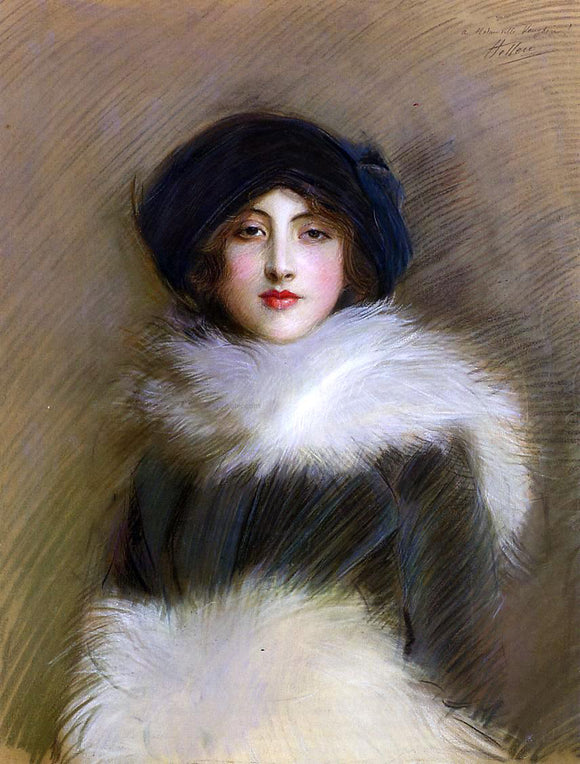  Paul Cesar Helleu Mademoiselle Vaughan - Art Print