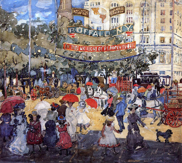  Maurice Prendergast Madison Square - Art Print