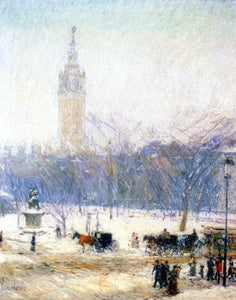  Frederick Childe Hassam Madison Square - Snowstorm - Art Print