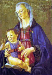  Domenico Ghirlandaio Madonna and Child - Art Print