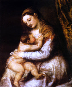  Titian Madonna and Child - Art Print