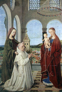  Petrus Christus Madonna and Child - Art Print