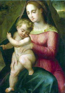  Domenico Puligo Madonna and Child - Art Print