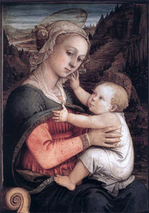  Fra Filippo Lippi Madonna and Child - Art Print