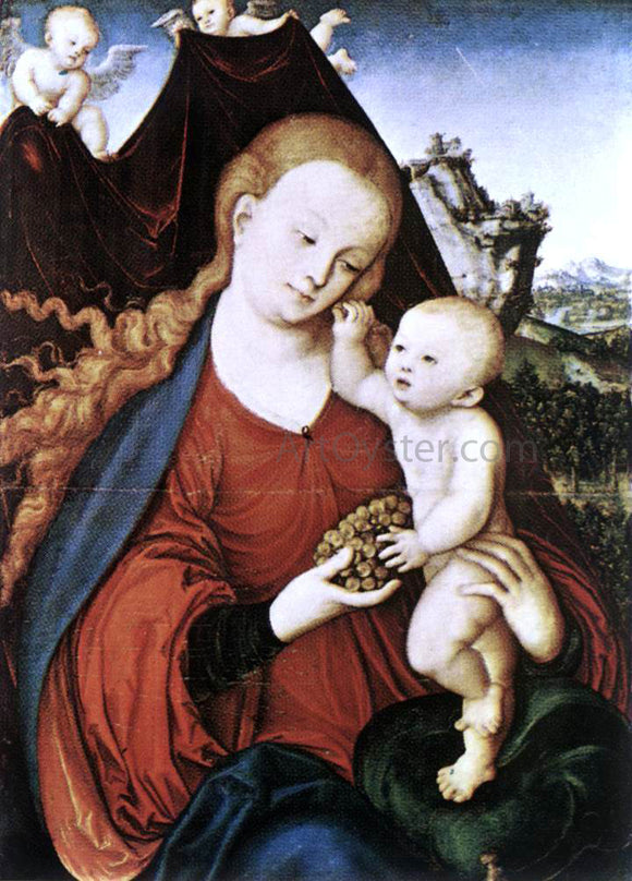  The Elder Lucas Cranach Madonna and Child - Art Print