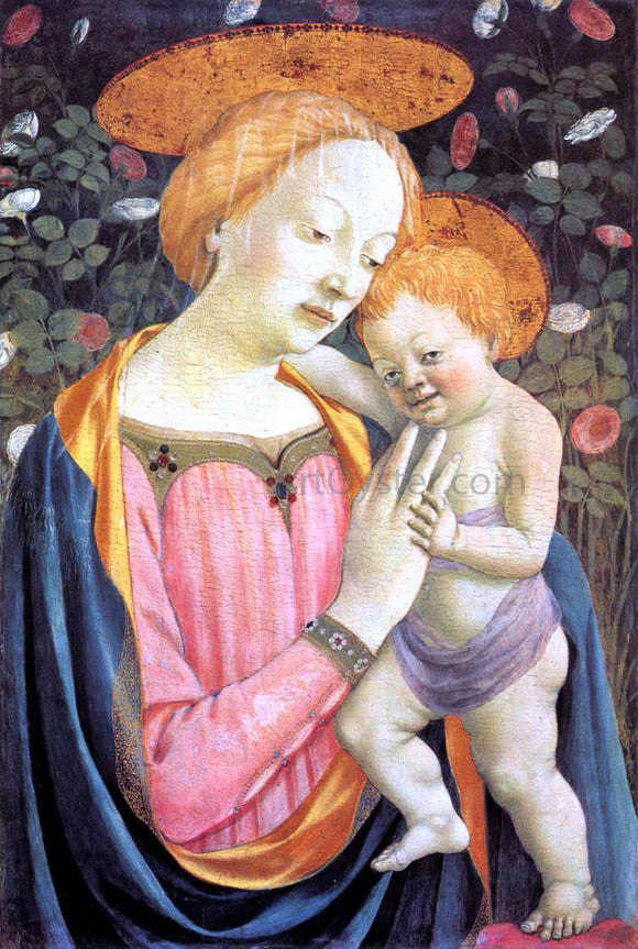  Domenico Veneziano Madonna and Child - Art Print