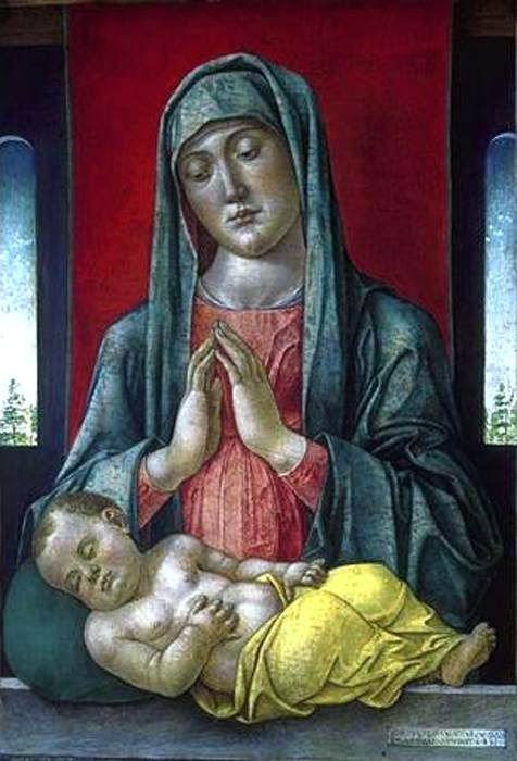  Bartolomeo Vivarini Madonna and Child - Art Print