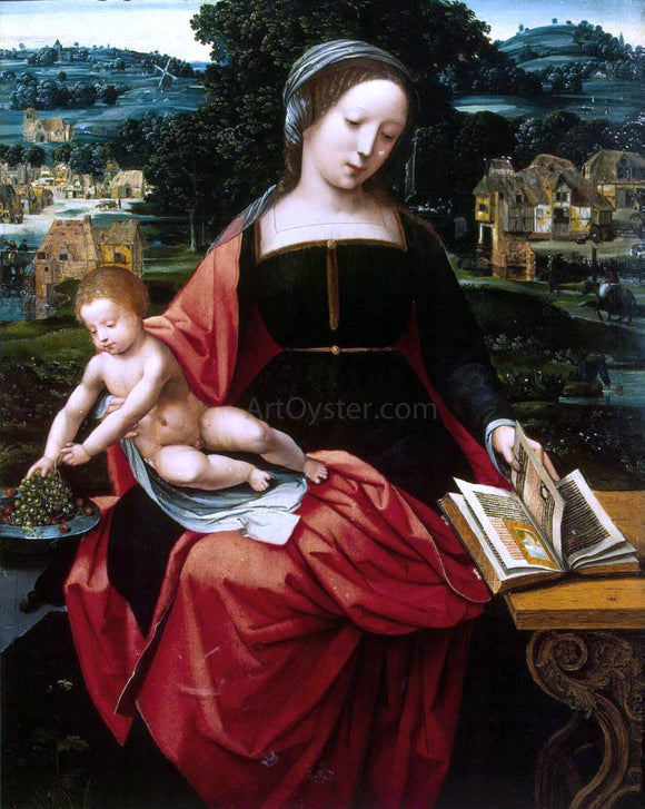  Master Female Half-Length Madonna and Child - Art Print