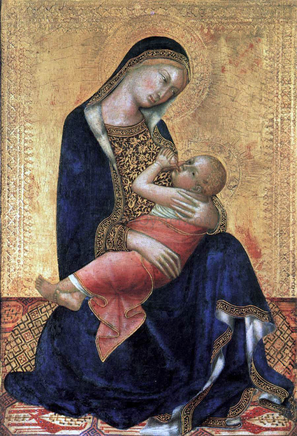  Lippo Memmi Madonna and Child - Art Print