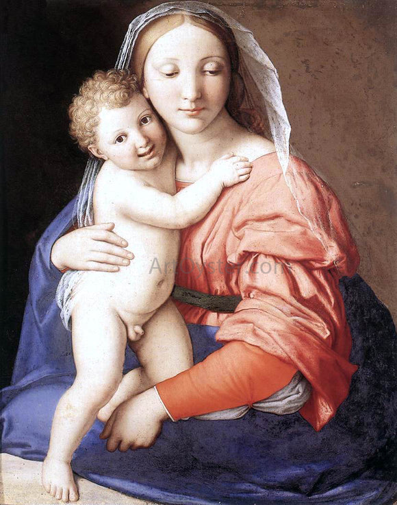  Sassoferrato Madonna and Child - Art Print