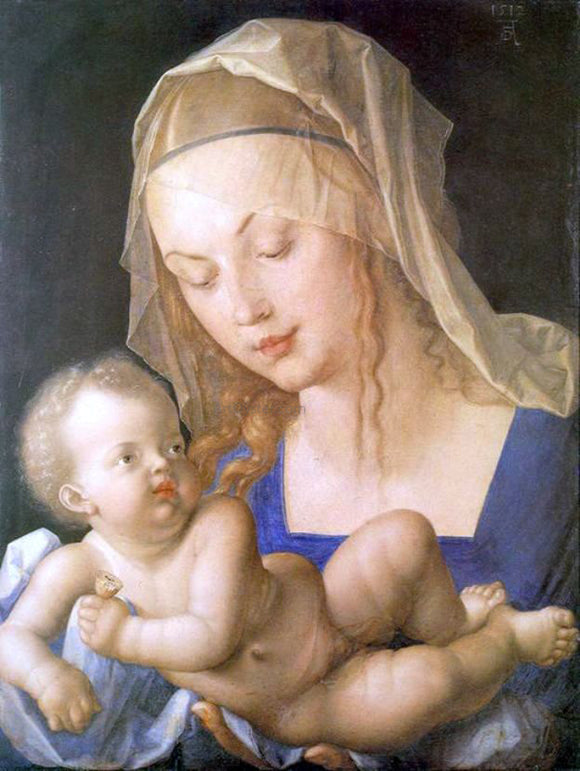  Albrecht Durer Madonna and Child with a Pear - Art Print