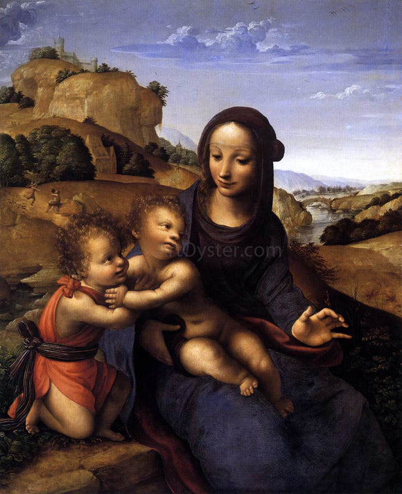  Fernando Yanez De la Almedina Madonna and Child with Infant St John - Art Print