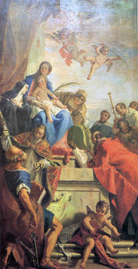  Sebastiano Ricci Madonna and Child with Saints - Art Print