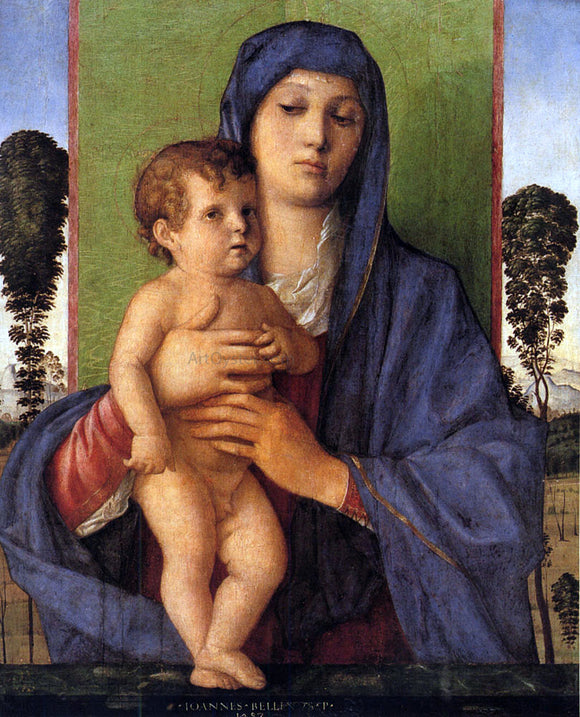  Giovanni Bellini Madonna degli Alberetti - Art Print