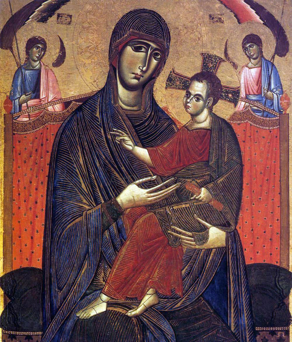  Unknown (4) Masters Madonna del Popolo (detail) - Art Print