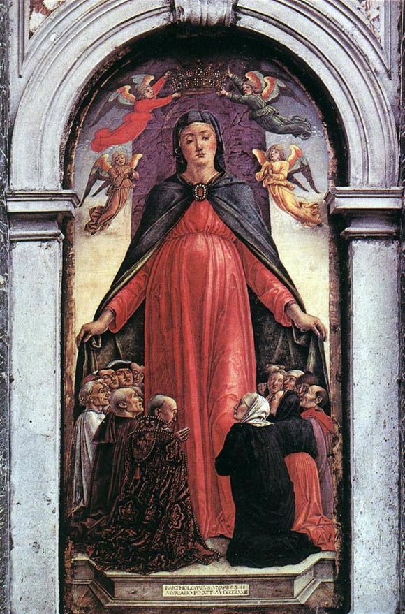  Bartolomeo Vivarini Madonna della Misericordia - Art Print
