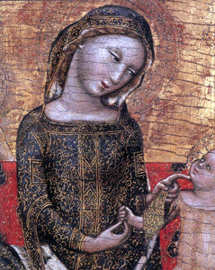  Vitale Da Bologna Madonna dell'Umilta (detail) - Art Print