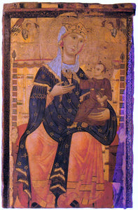  Unknown (4) Masters Madonna Enthroned with the Christ Child - Art Print
