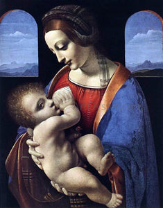  Leonardo Da Vinci Madonna Litta - Art Print