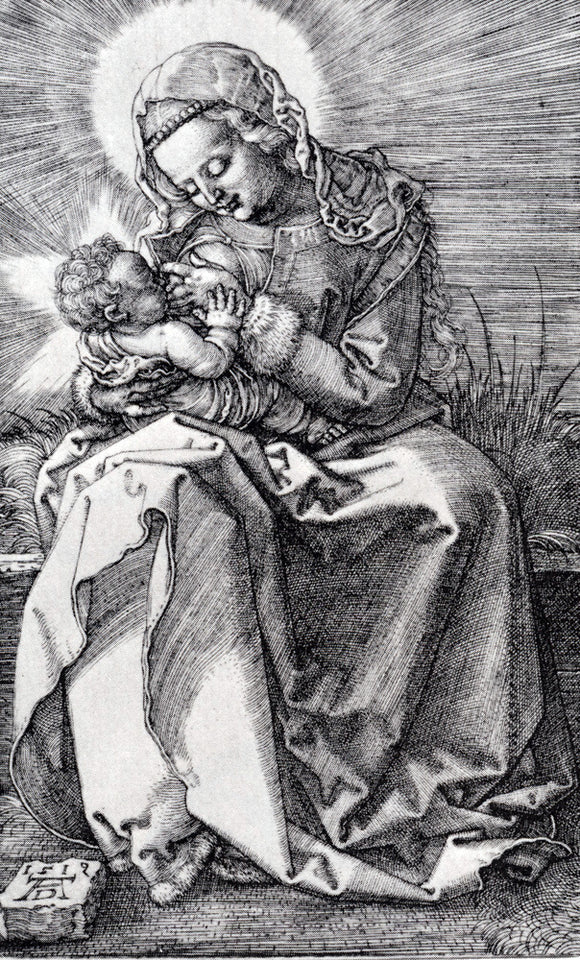  Albrecht Durer Madonna Nursing - Art Print