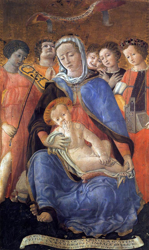  Domenico Di Bartolo Madonna of Humility - Art Print