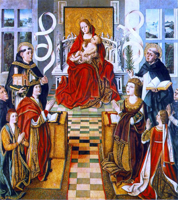  Fernando Gallego Madonna of the Catholic Kings - Art Print
