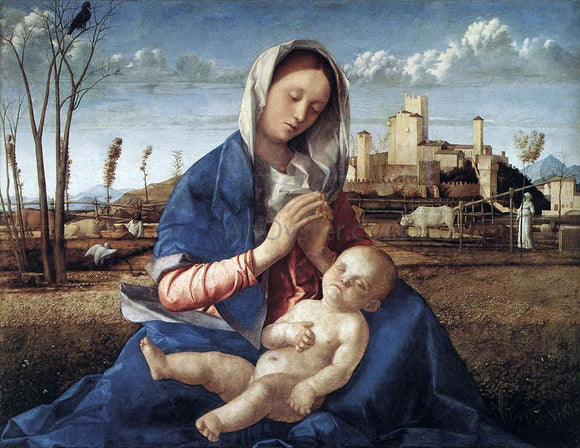  Giovanni Bellini Madonna of the Meadow (Madonna del Prato) - Art Print