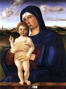  Giovanni Bellini Madonna with Blessing Child - Art Print