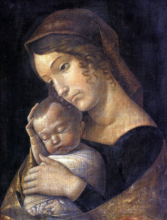  Andrea Mantegna Madonna with Sleeping Child - Art Print