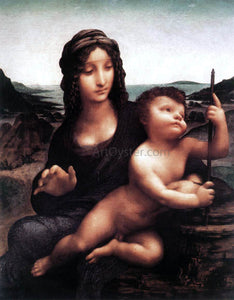  Leonardo Da Vinci Madonna with the Yarnwinder - Art Print