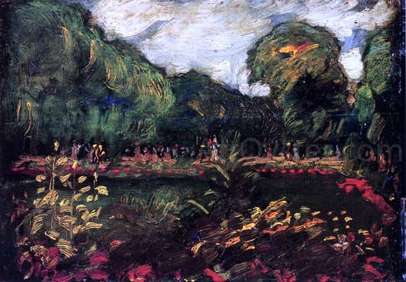  George Luks Main Entrance, Luxembourg Garden, Paris - Art Print