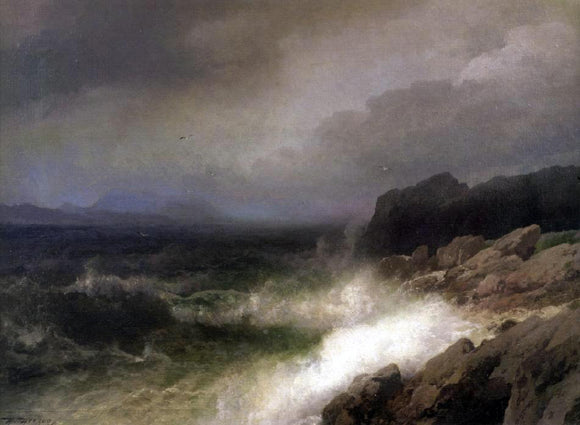  Herman Herzog Maine Coast Near Bar Horbor - Art Print