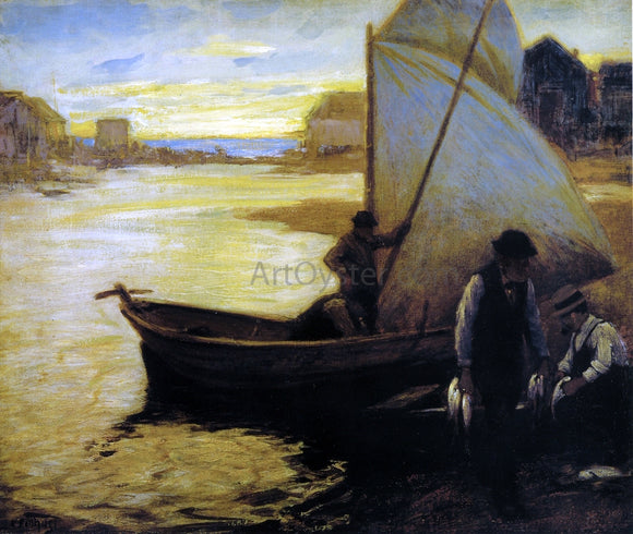  Edward Potthast Maine Fishermen - Art Print