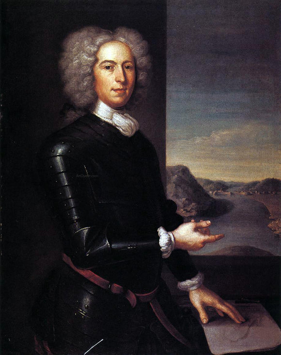  John Smibert Major Jean Paul Mascarene - Art Print