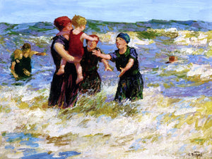  Edward Potthast Making Friends - Art Print