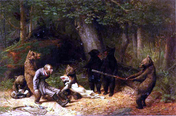  William Holbrook Beard Making Game of the Hunter - Art Print
