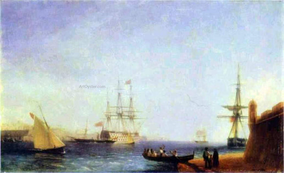  Ivan Constantinovich Aivazovsky Malta, Valetto Harbour - Art Print