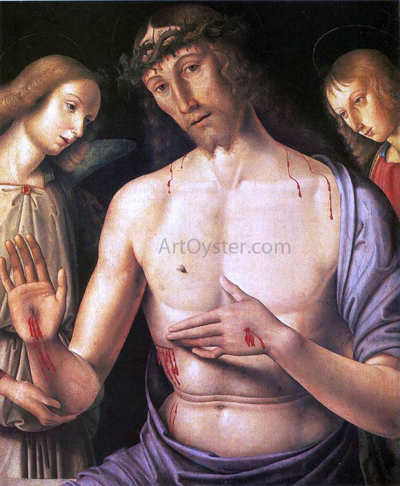  Giovanni Santi Man of Sorrows - Art Print