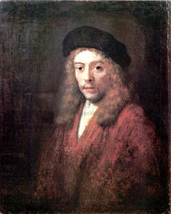  Rembrandt Van Rijn Man Wearing a Beret - Art Print