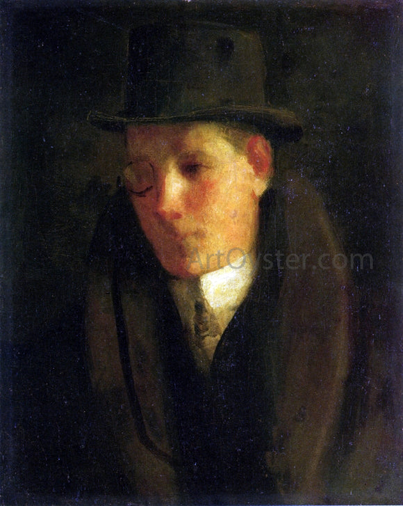  George Luks Man with a Monocle - Art Print