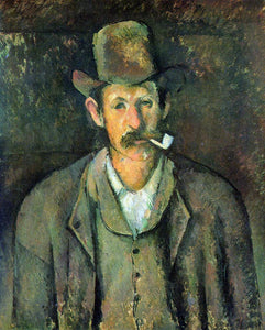  Paul Cezanne A Man with a Pipe - Art Print