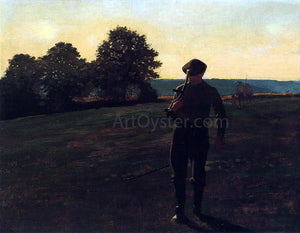  Winslow Homer Man with a Sythe - Art Print