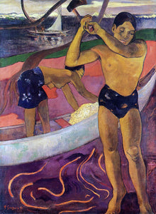  Paul Gauguin Man with an Ax - Art Print