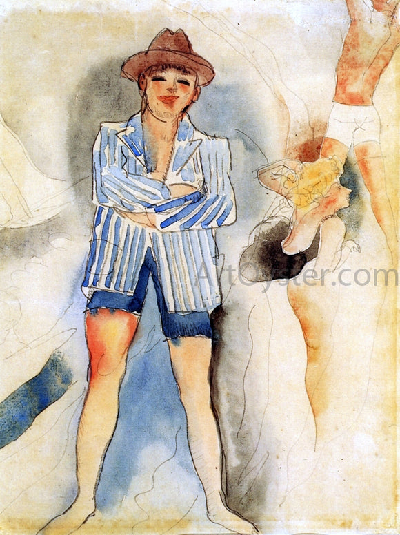  Charles Demuth Man in Blazer - Art Print