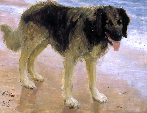  Ilia Efimovich Repin Man's Best Friend - Art Print